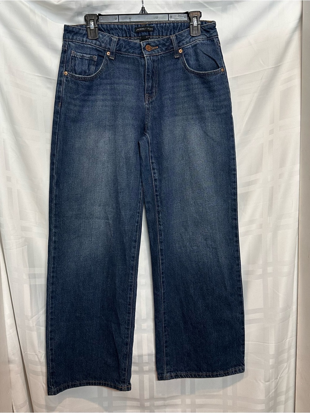 Sincerely Jules Medium Wash
Wide Leg Denim Jeans - Great
Condition